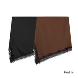 Autumn New Women's Folding Decoration High-Waist Wide Leg Pants Leak Back Hanging Neck Vest