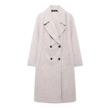 Ins Autumn New Women's Fashion Solid Color Soft And Loose Coat