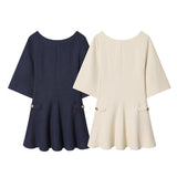 2025 Women's Winter New Temperament Evening Dress Collar Suit Jacket + Pants Suit