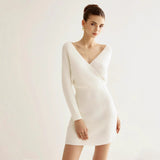 2025 New Women's Casual Round-Neck Bear Pattern Embroidered Sweater Knitted Shirt