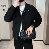 Coat Men's Autumn And Winter Fashion Brand Handsome Retro High-End Trend Of Men's Workwear Jacket Spring And Autumn