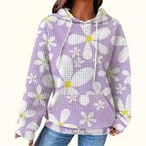 Autumn And Winter New Hoodie Small Square Digital Printing Casual Hoodie