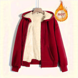 New Women's Winter Explosion Warm Plush Hoodie Jacket