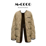 2025 Autumn Thin High-End Design Splicing Fake Two Knitted Cardigan High-Waist Loose Half-Dress Woman