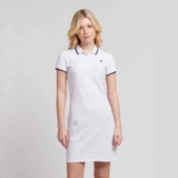 New Women's Fashion Elegant Shoulder-To-Shoulder Knitted Blouse Striped Shoulder-Long Dress