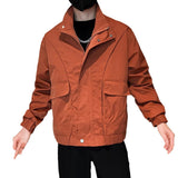 Coat Men's Autumn And Winter Fashion Brand Handsome Retro High-End Trend Of Men's Workwear Jacket Spring And Autumn