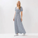 2025 New Women's Casual Round-Neck Bear Pattern Embroidered Sweater Knitted Shirt