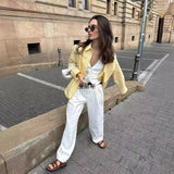 Temperament Women's Summer Cardigan Long-Sleeved Top SÀÁ Lazy Wind Casual Decoration Silt Shirt