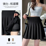 Lace Ultra-Short Skirt Women High Waist Small Skirt Summer Skirt Mini Hundred Folds Ponmp Skirt Skirt 2025 New