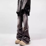 High Street Water Wash Retro Straight Jeans In Summer New Casual Fashion Pants Men's Trending In Wind