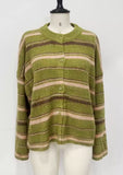 Spring 2025 Women's New Comfortable Striped Knitted Cardigan