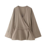 Women's 2025 New Double Flamingo Comfortable Linen And Suit Dress + Pants Set Women