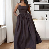 2025 Women's Elegant Sensual V-Neck High-Rise Fashion Sling Dress