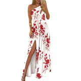 2025 New Slanted Shoulder Dress Temperament Sleeveless Sexy High-Waist Open Skirt Women's Dress