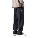 Spring 2025 High Street Broad-Legged Workwear Trousers Men's Retro Casual Trousers Trendy Loose Straight Pants