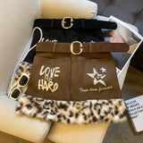 Half-Body Skirt Women's Large Size 100-Fold Skirt 2025 New High-Rise Slim Small Man Anti-Walking Spring, Autumn And Winter A Short Skirt