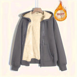 New Women's Winter Explosion Warm Plush Hoodie Jacket