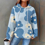 Autumn And Winter New Hoodie Small Square Digital Printing Casual Hoodie
