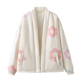 Geometric Printed Short-Sleeved POLO Collar Loose Shirt Blouse Casual Trousers Set 2025 Spring And Summer Women's Clothing