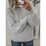 Red Literary And Art Retro Semi-High-Collar Sweater Women Loose Large Plate Type 2025 Autumn And Winter Casual Knitted Bottom Shirt