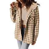 Autumn/Winter 2025 Women's Jacket Long Sleeve Hairy Hooded Jacket Jacket With Pocket