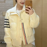 2025 Autumn New Spring And Autumn Lazy Soft Knitted Cardigan Soft Knitted Cardigan Soft Tie Blue Hooded Sweater Coat Women Autumn And Winter