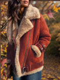 2025 Locomotive Lint Lamb Wool Coat Women's Collar Fur Coat Autumn And Winter Women's Coat