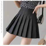 100-Fold Skirt Short Skirt Woman 2025 New High-Rise Students With Half-Dress Small A-Character Skirt College Style Half Skirt