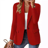 2025WISH Explosion Autumn Long Sleeve Solid Color Cardigan Small Suitcase Woman
