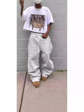 Direct Selling Casual Large-Size Trousers Men's Trend With Sweatpants Men's Loose Trend Plus Velvet Couple Pants