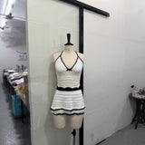 Spring 2025 Women's New Comfortable Striped Knitted Cardigan