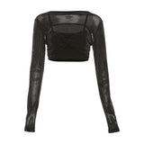 2025 New Winter Women's Sexy Hottie Diamond Sling Vest Women Body Dress Short Hoodie Set