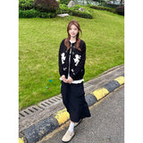 Simple Slim Slimming Waist Sweet Spicy Blouse High-Waisted Penet Broad Leg Trousers Set