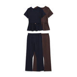 Spring 2025 New Women's Temperament Asymmetric Blouse + Half-Dress Suit