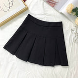 Half-Body Skirt Female 100-Folded Skirt 2025 New High-Rise Small Small Man A-Word Short Skirt College Style